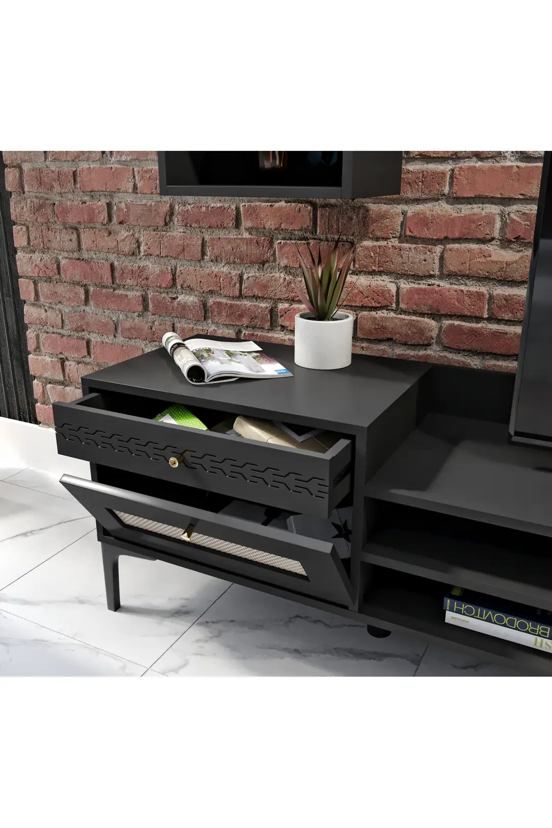 TARZ  DEKORATİF TV ÜNİTESİ/SEHPASI(%100MDF) 3
