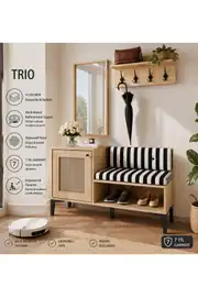 Tarz dekoratif portmanto/ayakkabılık (%100mdf) 1
