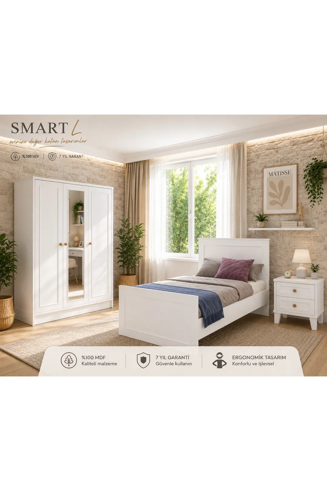 smart life genç odası (%100mdf) 1