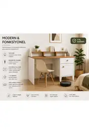 smart 3 kapılı aynalı genç odası takımı (%100mdf) 6
