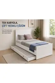 MADRİD AYNALI ÇOK FONKSİYONEL GENÇ ODASI (%100MDF) 5