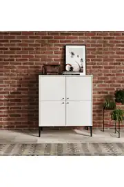 Focus White Çok Amaçlı Dolap/ayakkabılık (%100MDF) 3
