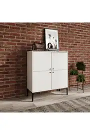 Focus White Çok Amaçlı Dolap/ayakkabılık (%100MDF) 2