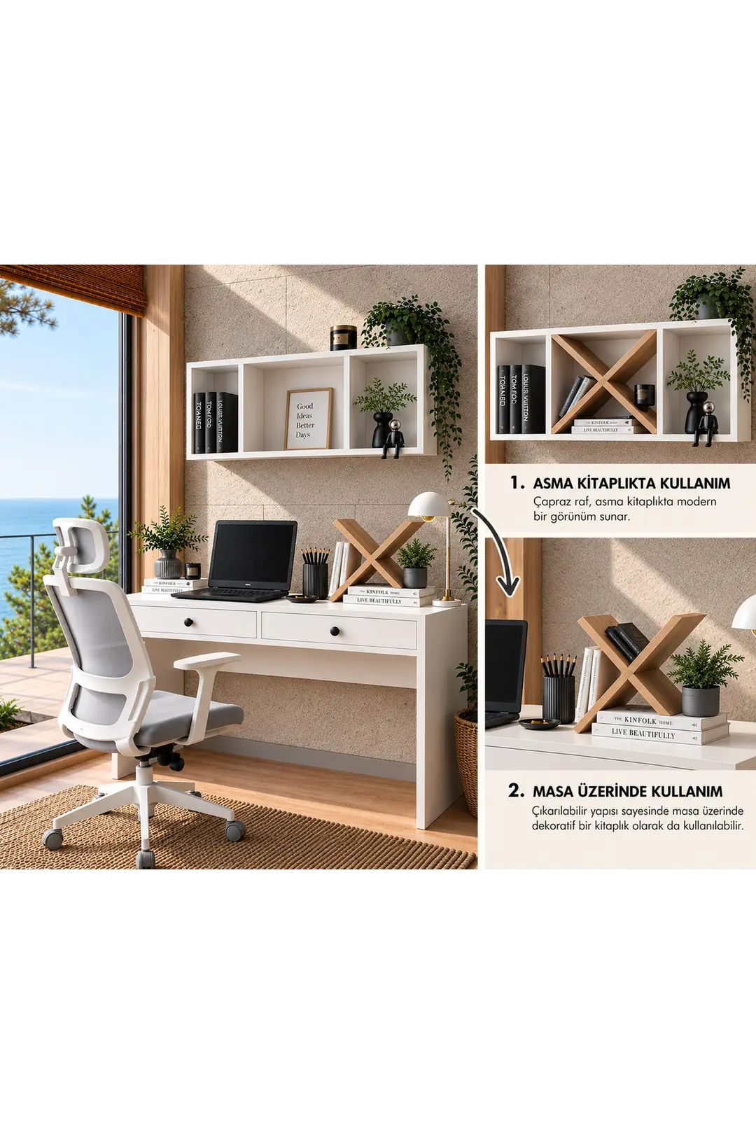 LUCCA ÇALIŞMA MASASI(%100MDF) 2