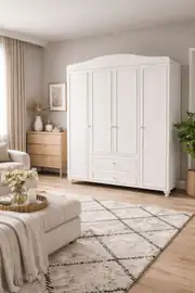 Sandy 4 Kapılı Dolap/gardırop (%100MDF) 4
