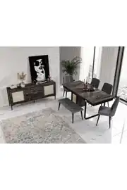 TRİOO TUVALO YEMEK ODASI TAKIMI (%100MDF) 1