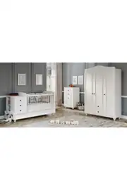 Sandy Çocuk Odasına Dönüşebilen Bebek Odası(%100mdf) 1