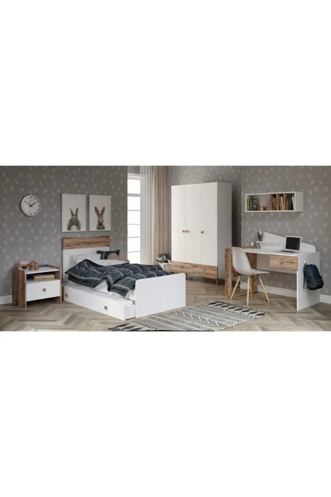 Aura 3 Kapaklı Dolap(%100mdf) 3