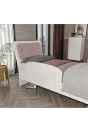 Romantic ,trio 18mm kalınlığa uyumlu MDF karyola korkuluk(87cmx24cm)çocuk güvenlik bariyeri(%100MDF) 5