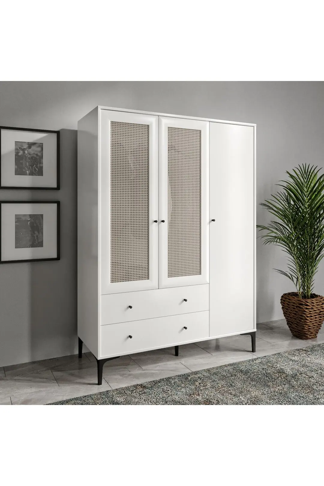 Trio 3 Kapılı Dolap (%100MDF) 6