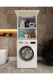 mona banyo,çamaşır makina dolabı(%100mdf) 2
